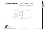 Washer-Extractor Parts Manual - The Laundry Company · Parts Washer-Extractor Cabinet Freestanding Refer to Page 3 for Model Numbers CFD18C_9001759 Part No. 9001759R13 April 2011