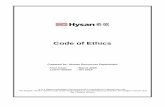 Code of Ethics - Hysan Development Company .This set of Code of Ethics ... CHAPTER 7 CONFLICT OF