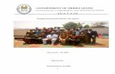 GOVERNMENT OF SIERRA LEONE - nacsa.gov.sl · 1 GOVERNMENT OF SIERRA LEONE ... 1.2 Objectives of the Training The basic concept of the international protection of ... 3.0 General Evaluation
