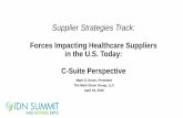Supplier Strategies Track - swoogo.s3. · PDF file• Regional President for the South Region of Fairview Health Services in Minneapolis, Minnesota from 2008 - 2011. ... • Accountable