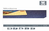 Modena - CFS Carpets CFS PRODUCTS EXCLUSIVELY DISTRIBUTED BY: Carpet Tile Heavy Contract Loop Pile Fibre Content Gauge Stitch Rate Backing Pile Weight Total Weight Total Height