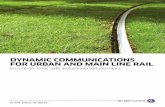 Alcatel-Lucent Dynamic Communications for urban … DYNAMIC COMMUNICATIONS URBAN AND MAIN LINE RAIL alcatel˜lucent brocHure Dynamic communications for urban anD main line rail Rail