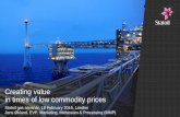 Creating value in times of low commodity prices - equinor.com · Our marketing strategy • Developments in gas market give new ... safeguard cash flow Execute optimisation strategies