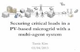 Securing critical loads in a PV-based microgrid with a ...cse.unl.edu/.../CSCE990AMAS_Spring13/Seminar10_Kim.pdf · PDF fileSecuring critical loads in a PV-based microgrid with a