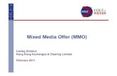 Mixed Media Offer (MMO) - HKEX · What is a Mixed Media Offer (MMO)? • A MMO is an offer process by which an issuer, in relation to a public offer of certain securities, may, subject