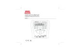 Instruction Manual IDM 503 & IDM 505 Digital Multimeters · IDM 503 / 505 nglish 3 CAUTION • Disconnect the test leads from the test points before changing the position of the function