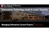 Information Technology Audit & Cyber Securitycommunity.mis.temple.edu/mis5203sec001sec701sp2018/files/2018/01… · Information Technology Audit & Cyber Security Systems & Infrastructure