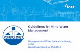 Guidelines for Mine Water Management - GTKprojects.gtk.fi/.../Guidelines_for_Mine_Water_Management_U...et_al.pdf · Guidelines for mine water management ... Sari Kauppi & Kirsti Krogerus,