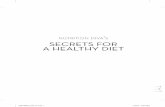 NUTRITION DIVA S SECRETS FOR A HEALTHY DIET diva’s secrets for a healthy diet. ... chapter three Packaged and ... 038-46068_ch01_4P.indd 86 1/7/11 3:00 AM.
