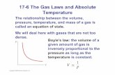 17-6 The Gas Laws and Absolute Temperaturezuhairusnizam.uitm.edu.my/lecture notes/PSE4_Lecture_Ch17 week 14... · 18-1 The Ideal Gas Law and the Mol ecular Interpretation of Temperature