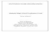 Alabama High School Graduation Exampurchasing.alabama.gov/txt/documents/2216317 - ITB... · Sample of Alabama High School Graduation Exam ... examination and must be blank except