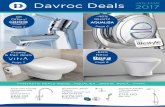 Davroc Deals JAN-MAR2017 · Davroc Deals JAN-MAR2017 Q1 Offers! Page 2 Frame & Pan deals Page 7-60% Nexo Page 8-46% Quartz Page 6 Aqualisa AQ150 Thermostatic shower £115.00 per …
