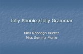 Jolly Phonics/Jolly Grammar - Glow Blogs · Jolly Grammar * Jolly Grammar links directly to Jolly Phonics work previously taught * weekly focus that covers spelling and grammar *
