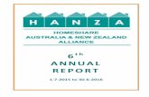 ANNUAL REPORT - Homeshare · 4 HIGHLIGHTS of 2015-16 The magnificent support for the 4th World Homeshare Congress in Melbourne 5th & 6th November 2015 by HANZA members, Homeshare