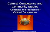 Cultural Competence and Community Studies - Brown University · Cultural Competence and Community Studies ... prejudices toward distinct cultural groups; assessing how your ... spiritual