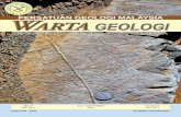 PERSATUAN GEOLOGI MALAYSIA W ARTA GEOLOGI · kehadiran fosil indeks seperti ammonoid dan konodon (McRobert, 2010; Lucas, 2010 & Schatz, 2001). Semasa zaman Trias Tengah, bivalvia