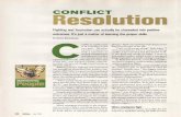 CONFLICT Resolution - MSU Librariesarchive.lib.msu.edu/tic/golfd/article/2004jul28b.pdf · CONFLICT Resolution ... dealing with conflict is a routine part of a ... Bade jokes. "I