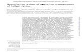 Quantitative review of operative management of hallux rigidus · Quantitative review of operative management ... osseous impaction of the proximal phalanx and metatarsal head ...