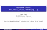 RequirementsModeling: Flow,Behavior,Patterns,andWebapps…cengiz/cs540-485-soft-eng-fa14/slides/ch07... · RequirementsModeling: Flow,Behavior,Patterns,andWebapps ... Examples: a