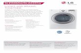 Looks and brains, together. - LG Electronics DLE2250_ DLG2251 … · Looks and brains, together. a leader in smart technology and stylish design introduces a dryer that’s just that: