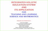 FOR TEACHING AND LEARNING SCIENCE AND … · science and mathematics ... deductive method ... lesson plan lesson topic objective process approach methodology assessment & evaluation