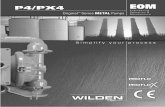 P4/PX4 - Wilden Pumps from Air Pumping Ltd. Wilden diaphragm pump is an air-operated, positive displacement, self-priming pump. These drawings show ﬂ ow pattern through the pump