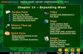 Chapter 10 – Expanding West - Jefferson School · Chapter 10 – Expanding West Section Notes Trails to the West The Texas Revolution The Mexican-American War The California Gold