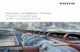 Proven a Million Times. Fluid Couplings with Constant Fill · The Voith ﬂ uid coupling is a hydrodynamic coupling based ... 562 T 269 634 385 130 110 170 146 ... (type TVY). Applications