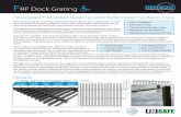 FRP Dock Grating - Fibergratefibergrate.com/media/50387/62__open_area-ada_compliant_dock...and provides an overall lighter dock. This is an important consideration for floating docks