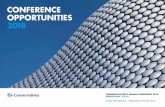 CONFERENCE OPPORTUNITIES 2018 · CONFERENCE OPPORTUNITIES 2018 ... The Rt. Hon. Brandon Lewis MP ... *Organisations with a registered charity number receive a 25…