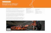 SANDVIK DS421 CABLE BOLTER - United Mining Rentalsunitedminingrentals.com/pdf/under/DS421.pdf · BOOM TECHNICAL SPECIFICATION 8-5540 Boom type Sandvik TBR60 Boom extension 1,200 mm