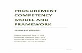 Procurement Competency Model - British Columbia · Procurement Competency Model and Framework (2003) ... This report represents a summary of the findings of the research conducted