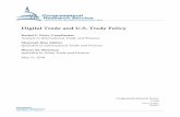 Digital Trade and U.S. Trade Policy · Figure 4. Select U.S.-EU Cross-Border E-Commerce Purchases ... charged with regulating cross-border data flows, as part of trade negotiations,