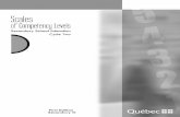 Scales of Competency Levels - Secondary School Education ... · Decisions pertaining to the students’ competency report have ... Levels, Secondary School Education, Cycle ... Competency