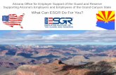What Can ESGR Do For You? - web.law.asu.edu powerpoint... · Arizona Office for Employer Support of the Guard and Reserve. Supporting Arizona’s Employers and Employees of the Grand