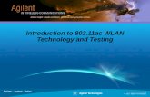 Introduction to 802.11ac WLAN Technology and Testing · •Wi-Fi Alliance task group defining market requirements for 802 ... Transmitter Block Diagram, Single User ... Insert GI