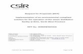 Request for Proposals (RFP) Implementation of an ... RFP No. 3049... · solution for the operation of the steam distillation ... 3 INVITATION FOR ... Before any negotiations will