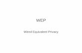 Wired Equivalent PrivacyWired Equivalent Privacycriptosec.unizar.es/doc/cripto_p1_wep.pdf · modificar para captar todo el tráficomodificar para ... • T bié ibl li t dTambién