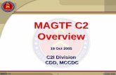 MAGTF C2 Overview - … · MAGTF C2 14 October 2005 Network Applications Operations Communications Interface Framework C2 Systems Interoperability End User …
