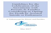 Guidelines for the Celebration of the Sacraments with ... Assisted... · The “Guidelines for the Celebration of the Sacraments with Persons & Families Considering or Opting for