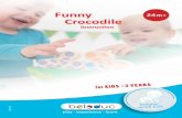 Funny 24m+ Crocodile - beleduc | PLAY - EXPERIENCE - …beleduc.de/assets/pdf/anleitungen/18010 Funny Crocodile/18010-INSTR... · Die Kinder stapeln die Eier auf der gerundeten Seite.