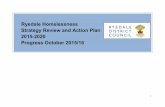Ryedale Homelessness Strategy Review and Action … Part A -HPH... · 1 Ryedale Homelessness Strategy Review and Action Plan 2015-2020 Progress October 2015/16