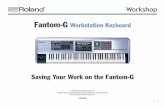 Fantom-G Workstation Keyboard - Roland · Each Fantom-G Workshop Series booklet focuses on one Fantom-G topic, ... How Memories are Measured 12 In this booklet, we’ll occasionally
