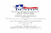 INTRODUCTION - lfpubweb.cityofdenton.com€¦  · Web viewGovernmental entities will issue their internal ... trade secrets and ... mechanical, operational, supervision or any other