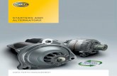 STARTERS AND ALTERNATORS - Hella · Online database for used part identification Range information Technical information Starter and alternator catalog AT A GLANCE – STARTERS AND