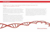 Platinum II Taq Hot-Start DNA Polymerase for high ...assets.thermofisher.com/...Materials/...throughput-pcr-white-paper.pdfPlatinum II Taq Hot-Start DNA Polymerase for high-throughput