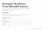 Drupal Modules You Should Know - designtotheme.com€¢ How to build linked data sites with Drupal7 and RDFa Drupal Modules You should Know 7. People and Permissions This is what people