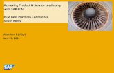 Achieving Product & Service Leadership with SAP PLM PLM … · 2011-06-24 · Achieving Product & Service Leadership with SAP PLM ... Process Industries Innovations 2010 –SAP PLM