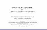 Security Architecture - uazone.org · Security Architecture for Open Collaborative Environment Yuri Demchenko  AIRG, University of Amsterdam on behalf
