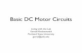 DC motor circuits - gr33nonline.files.wordpress.com · Basic DC Motor Circuits! Living with the Lab! ... Electronic components in the fan kit! ... // analog input connected to the